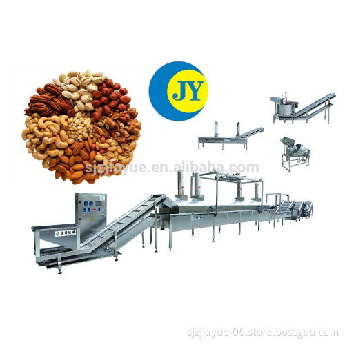 Continuous Green Peas Frying Machine